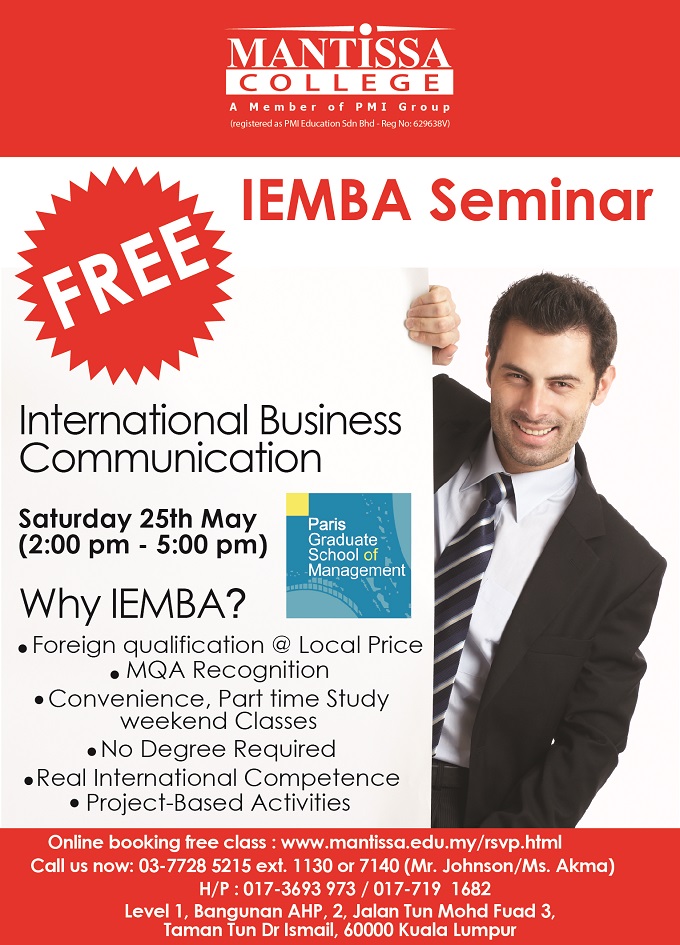 Expert to share insights and experience at ‘International Business Communication’ seminar