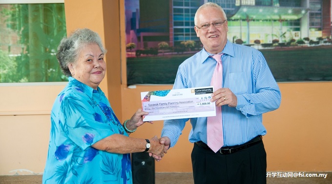 Curtin Sarawak Open Day Committee donates to nine charities