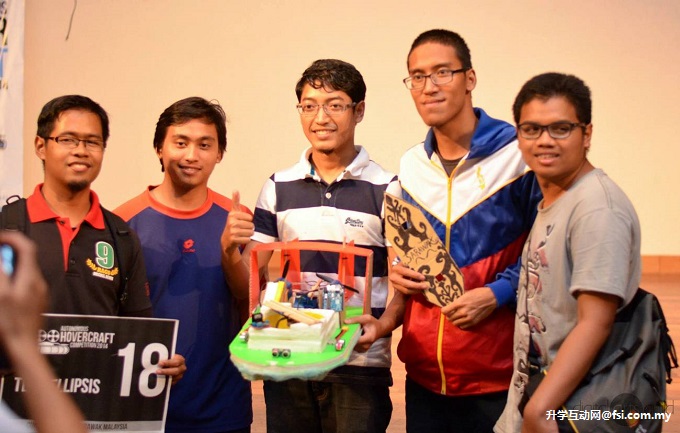 Curtin Sarawak team ranked 9th in nationwide Autonomous Hovercraft Competition 2014