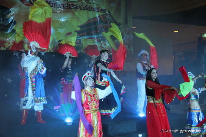 The National Day Celebration showcased different ethnicities in China