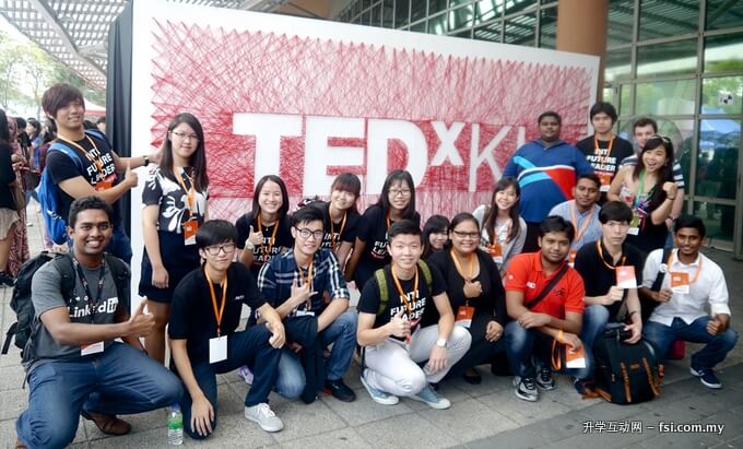 The INTI Students at TEDxKL 2015.