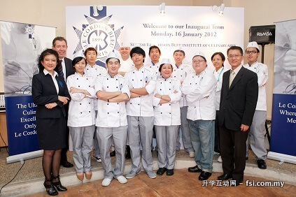 The first class for Le Cordon Bleu Malaysia was on 16th January 2012 and 9 students signed up for the Diplôme de Commis Cuisinier programme. 