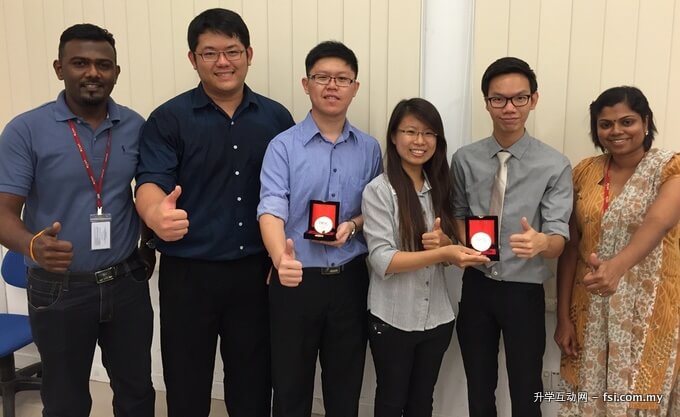 From left: Dr Mathialagan, Chin Aik, Chung, Tay, Weng Woh, and Dr Yamuna.