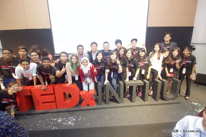 The #TEDxINTIIU Organising committee comprising of 25 students from INTI International University.