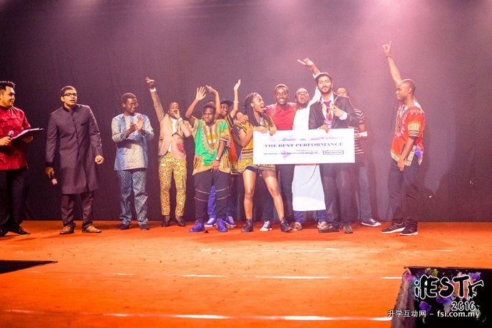 African students winners of iFest 2016 Cultural Performance Competition.