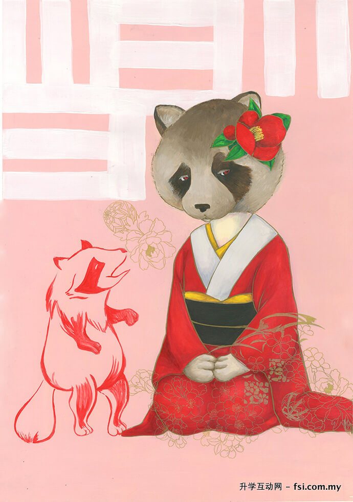 Illustration by Rina Kuboto 久保田利菜.