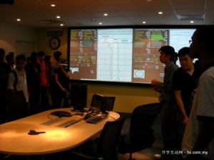 Students in the RTOC's Advanced Collaboration Room