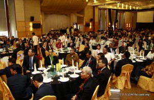 Guests, sponsors, award recipients and their family members at the ceremony