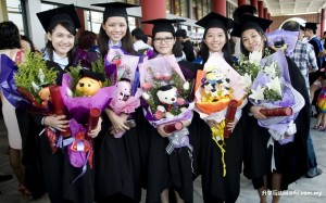 It is all smiles for graduates from the Faculty of Business and Finance.