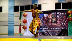 A classical Indian dance performance.