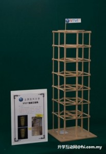 台科大抗震团队所製作之抗震模型