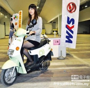 台北科技大学 示范电动机车运行