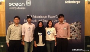 (L – R) Chang, Rohan, Nur Hanani, Masshiela and Julius at the grand finale held at Mandarin Oriental Hotel, Kuala Lumpur.