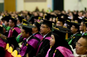 A section of the postgraduate graduands