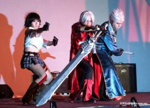 A scene from the sketch Devil May Cry